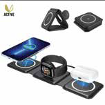 Foldable 3-in-1 Wireless Charger corporate gift - Meru Trophy Bangalore