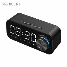 Bluetooth Speaker with Mirror Digital Clock corporate gift - Meru Trophy Bangalore