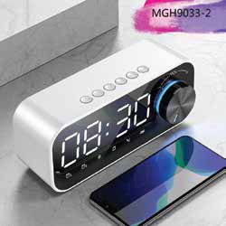 Bluetooth Speaker with Mirror Digital Clock corporate gift - Meru Trophy Bangalore