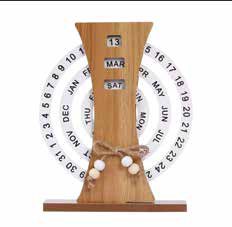 Wooden Lifetime Perpetual Calendar corporate gift - Meru Trophy Bangalore