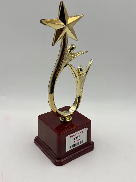 Gold Star Achievement Trophy 726