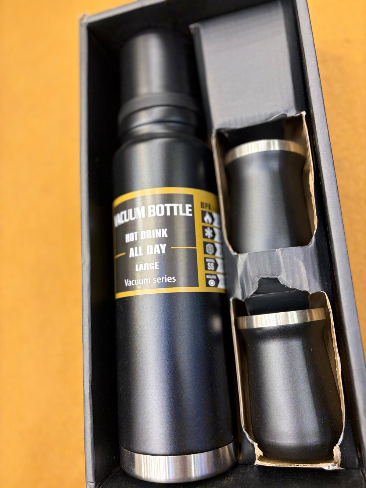 Steel Vacuum Flask Bottle Gift Box