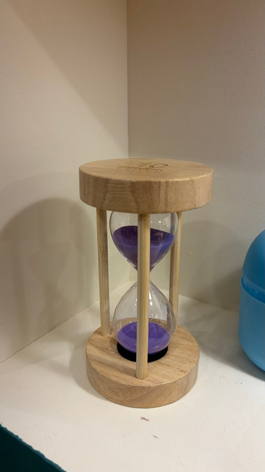 Wood Sand Timer Desk Hourglass - 10 Minute
