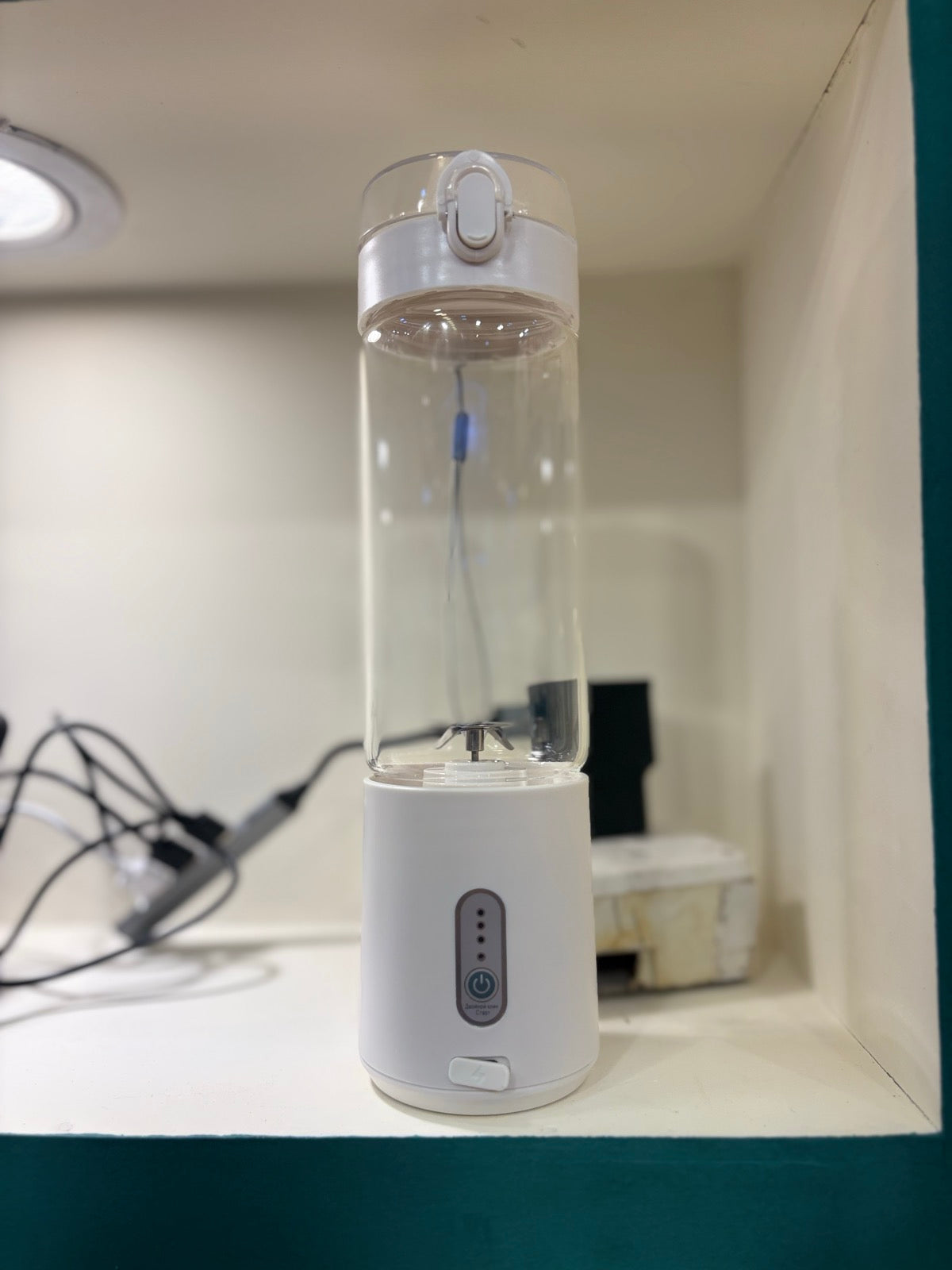 Clear Sports Water Bottle with Infuser Cap