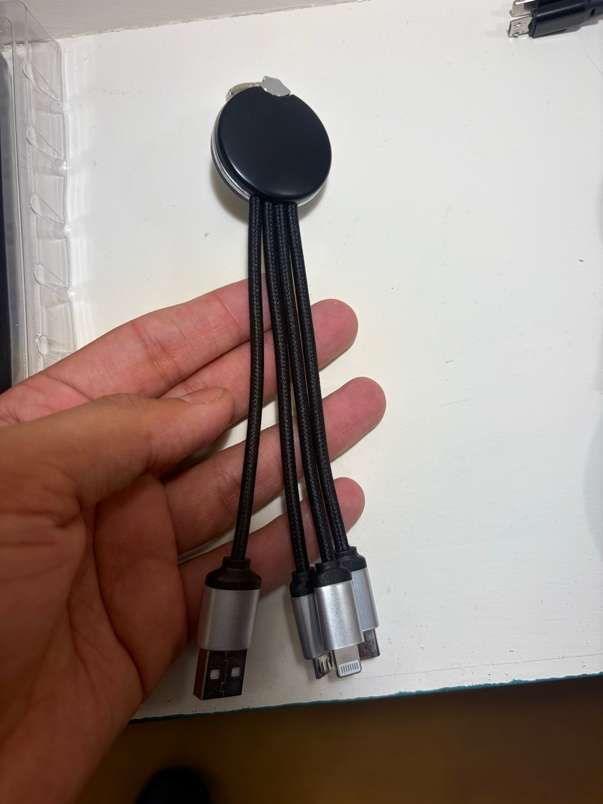 Retractable Multi-Port Charging Cable