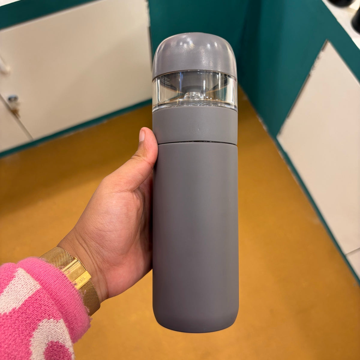 Temperature Display Smart Flask - Black/Grey - real inventory photo