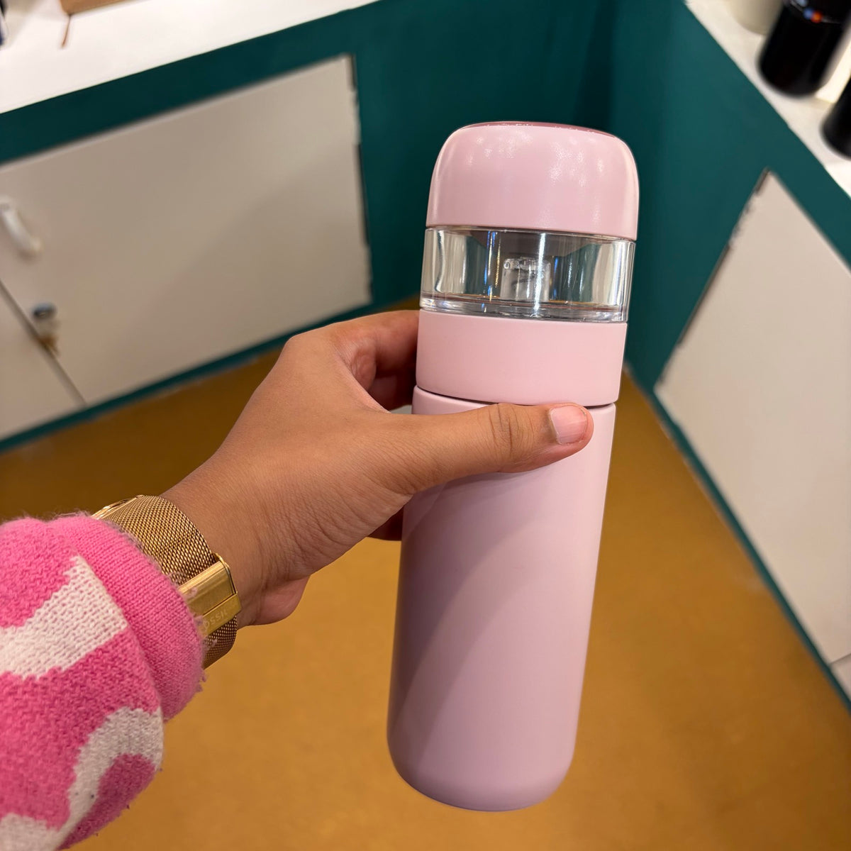 Temperature Display Smart Flask - Pink - real inventory photo