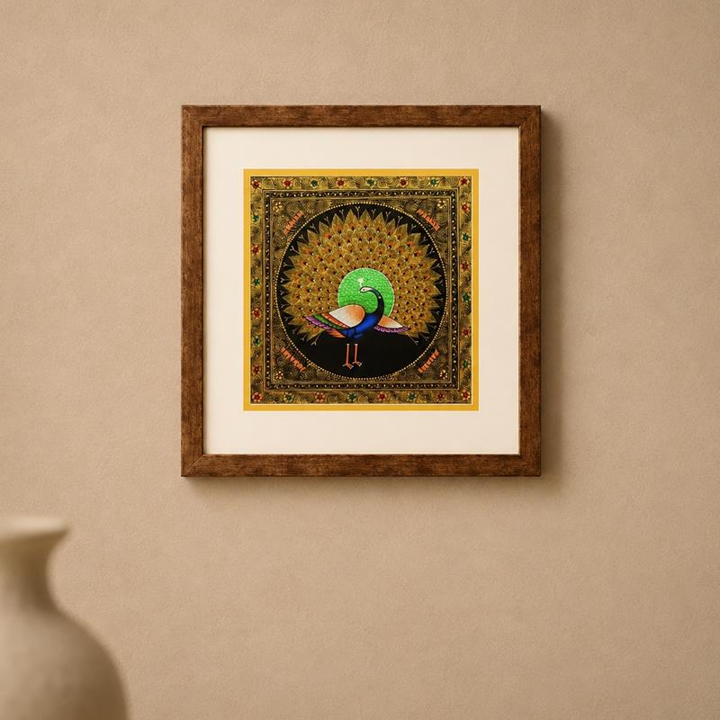 Bani Thani Framed Rajasthani Miniature Art, handcrafted Miniature art