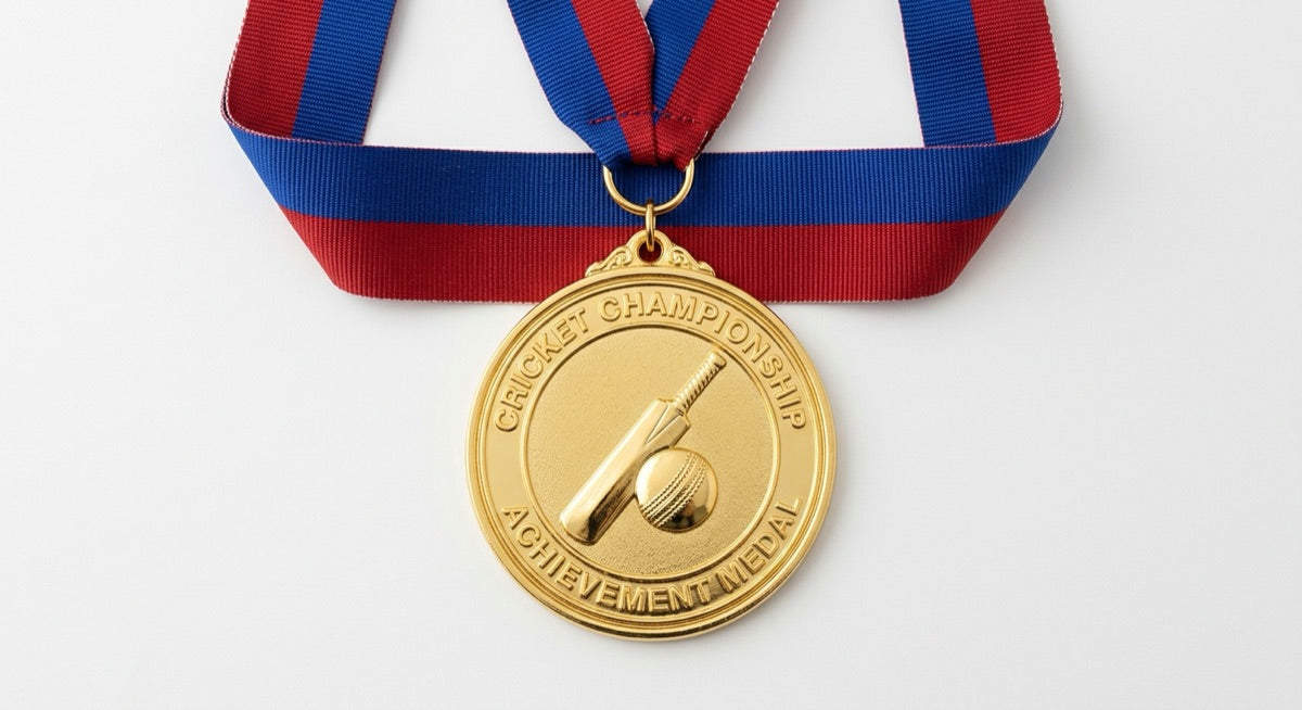Cricket Medal - front view