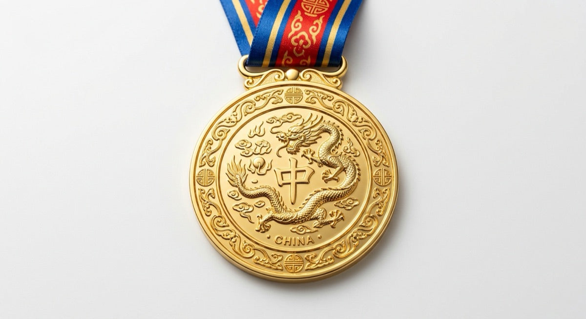 New China Medal - detail view