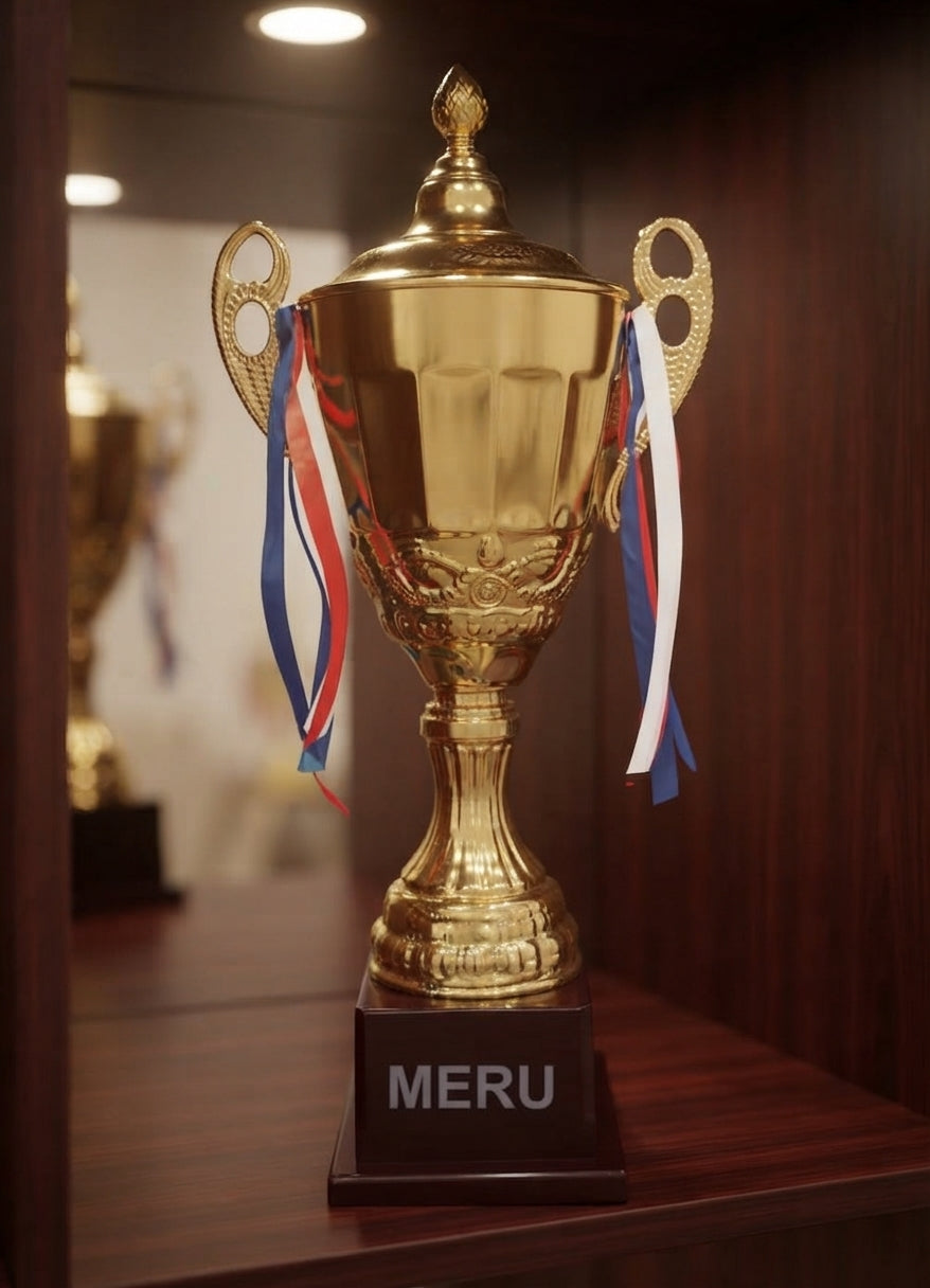 Metal Cup Trophy Awards and RecognitionX3 alternate view - Meru Trophy