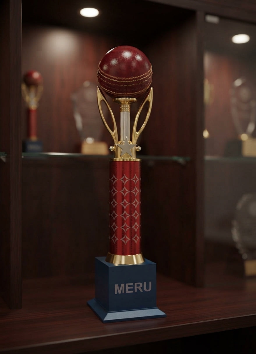 Cricket Trophies & Custom Trophy 593 - Metal Sports Awards alternate view - Meru Trophy
