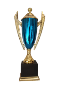 Blue Gold Fibre Trophy J1011 - Award Image