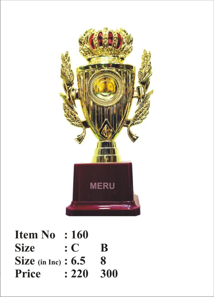 Gold Crown Achievement Trophy - Fiber Trophy Design