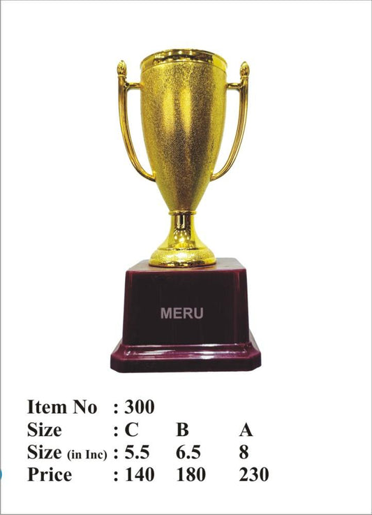 Gold Achievement Cup Trophy 300 - Fiber Trophy
