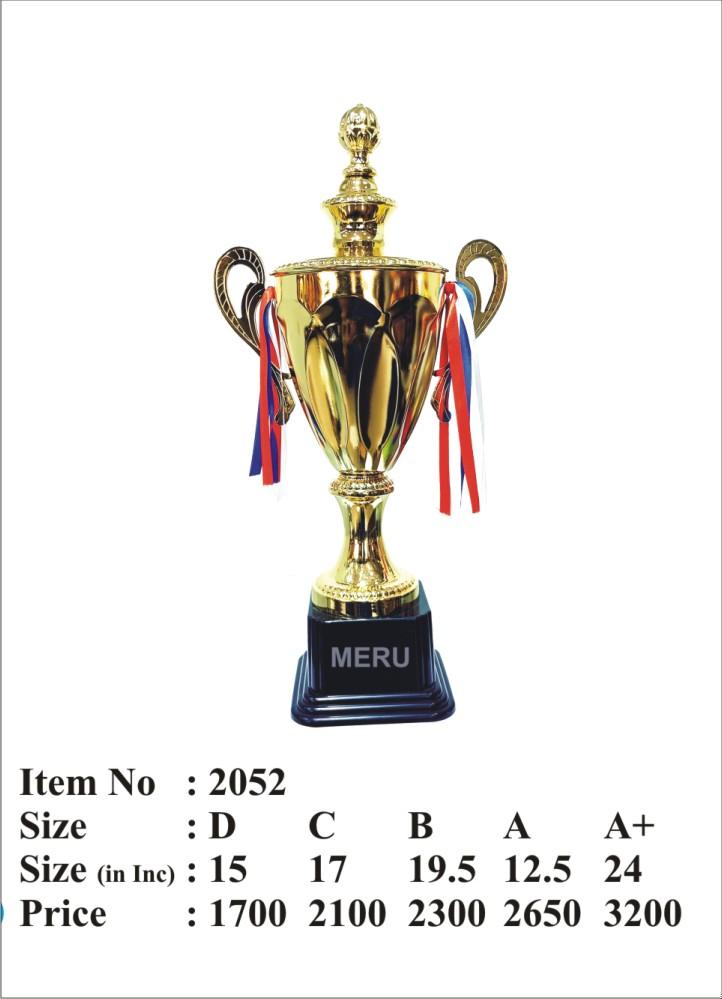 Gold trophy cup award; ideal for metal sports trophies and recognizing achievements.