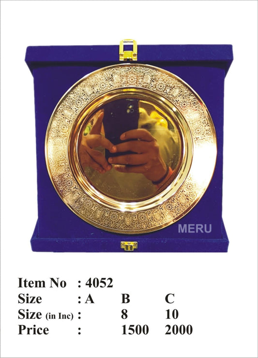 Gold Wooden Memento Trophy - Ideal for employee recognition awards.