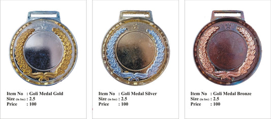 Gold Silver Bronze Medals for Recognition Awards