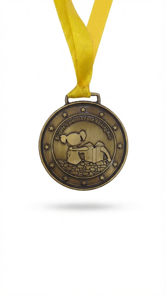 Academic Achievement Metal Medal - Custom Trophy - Engraved Medals - Meru Trophy