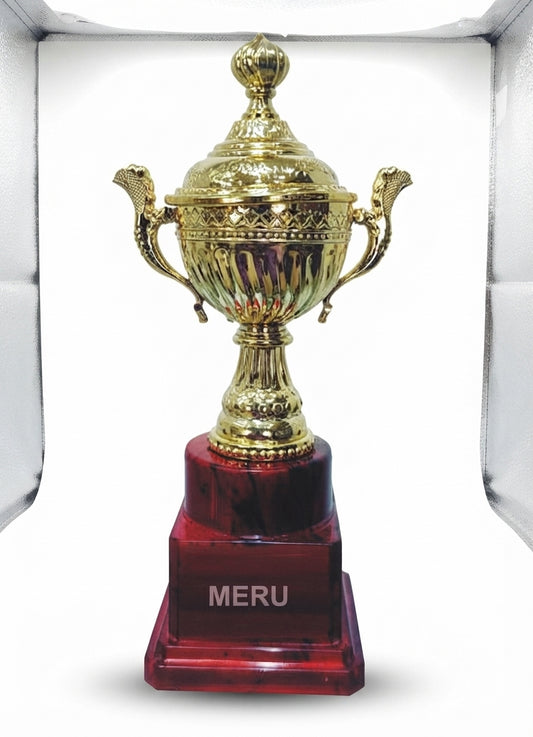 Gold Trophy Cup Award  7515 - Meru Trophy