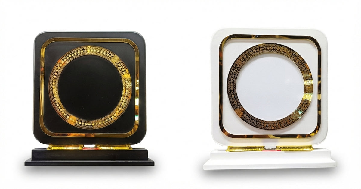 Wooden Memento Trophy Recognition Awards - Custom Awards & Trophies CP-126-B - Meru Trophy