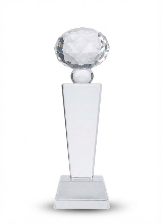 Crystal Globe Trophy - Corporate Awards and Recognition CST-43 - Meru Trophy