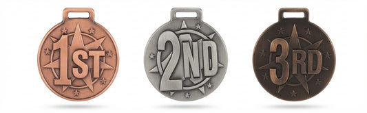 Gold Silver Bronze Medals Recognition Awards 1st-2nd-3rd-25-Rs -1 - Meru Trophy