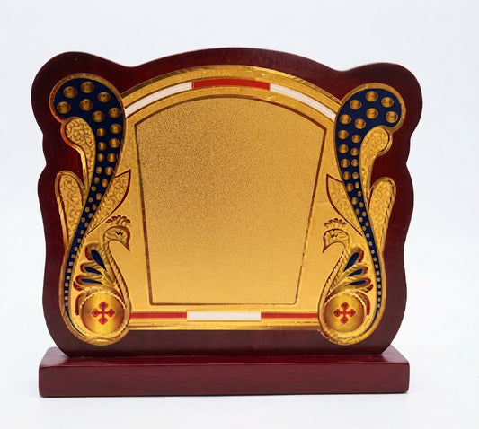 Wooden Trophy Recognition Awards - Custom Wooden Mementos 1755 - Meru Trophy