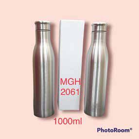 Stainless Steel Bottle with Gift Box 1000 ML corporate gift - Meru Trophy Bangalore