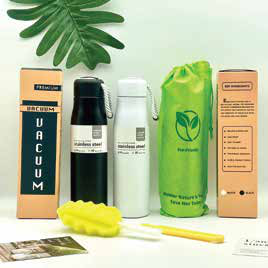Vacuum Flask with Gift Box and Pouch 500 ML corporate gift - Meru Trophy Bangalore
