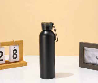 Matte Aluminium Bottle 750 ML corporate gift - Meru Trophy Bangalore