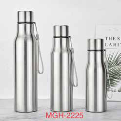 Stainless Steel Bottle with Strap 1000 ML corporate gift - Meru Trophy Bangalore
