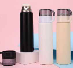 Vacuum Flask with Cup Handle Lid 500 ML corporate gift alternate view - Meru Trophy Bangalore