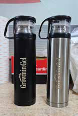 Vacuum Flask with Steel Cup Lid and Handle 500 ML corporate gift - Meru Trophy Bangalore