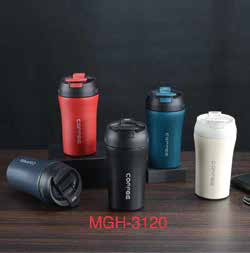 Compact Coffee Tumbler with Flip Lid 500 ML corporate gift - Meru Trophy Bangalore