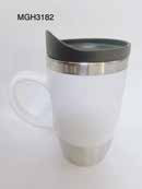 Tall Travel Mug with Steel Rim 500 ML corporate gift - Meru Trophy Bangalore