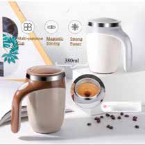 Self Stirring Stainless Steel Mug 380 ML corporate gift - Meru Trophy Bangalore