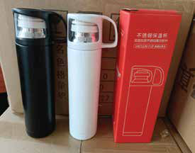 Vacuum Flask with Cup Lid and Gift Box 500 ML corporate gift - Meru Trophy Bangalore