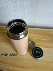Wood-Finish Temperature Display Flask 500 ML corporate gift alternate view - Meru Trophy Bangalore