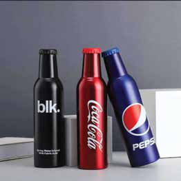Aluminum Beverage-Style Bottle 500 ML corporate gift - Meru Trophy Bangalore