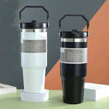 Vacuum Travel Tumbler with Carry Handle 900 ML corporate gift - Meru Trophy Bangalore