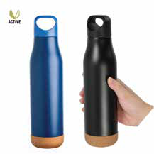 Cork Base Bottle with Loop Handle Lid 500 ML corporate gift - Meru Trophy Bangalore