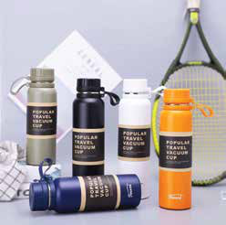 Travel Vacuum Cup with Carry Strap 500 ML corporate gift - Meru Trophy Bangalore