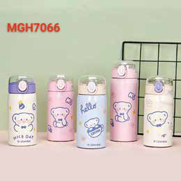 Bear Print Kids Flask with Flip Lid 500 ml corporate gift - Meru Trophy Bangalore