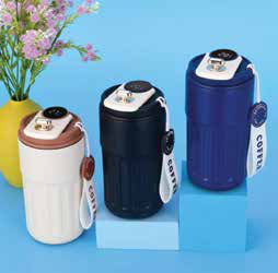 Smart Display Coffee Flask with Strap 500 ML corporate gift - Meru Trophy Bangalore