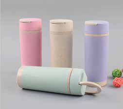 Wheat Straw Bottle with Carry Loop 400 ML corporate gift - Meru Trophy Bangalore