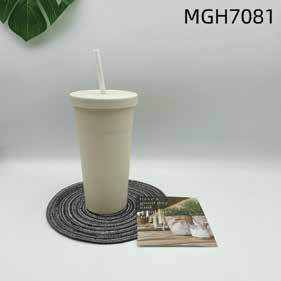 Wheat Straw Tall Tumbler with Straw 500 ML corporate gift - Meru Trophy Bangalore