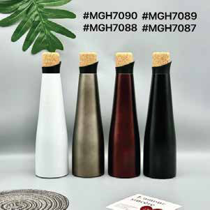 Cone-Shaped Bottle with Cork Stopper 500 ml corporate gift - Meru Trophy Bangalore