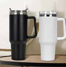 Large Travel Mug with Handle and Straw Lid 1200 ml corporate gift - Meru Trophy Bangalore
