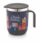 Printed Coffee Mug with Lid and Handle 400 ML corporate gift - Meru Trophy Bangalore